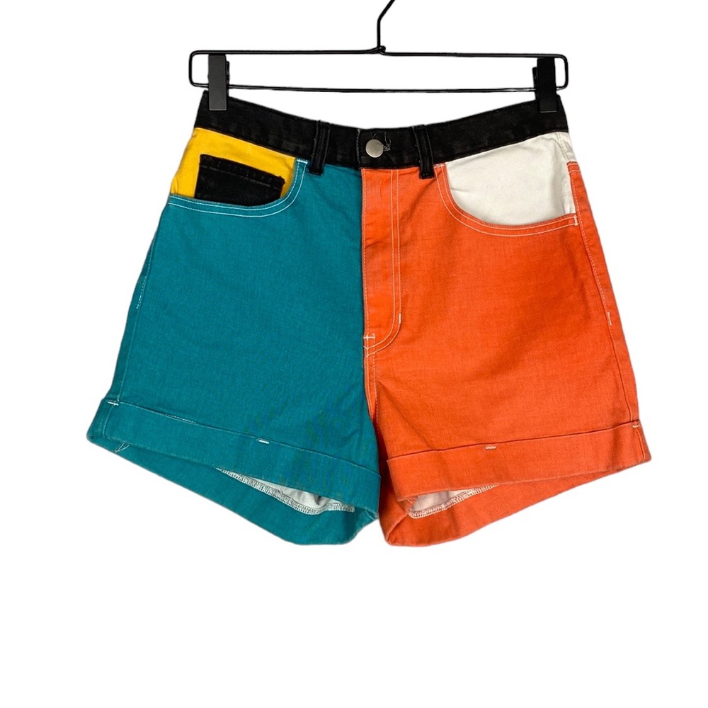 American Apparel vintage colorblock shorts